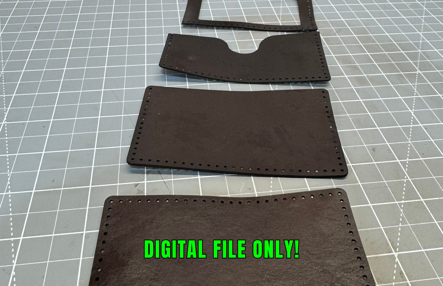Leather Minimalist Wallet – SVG Laser Cut Digital File Download