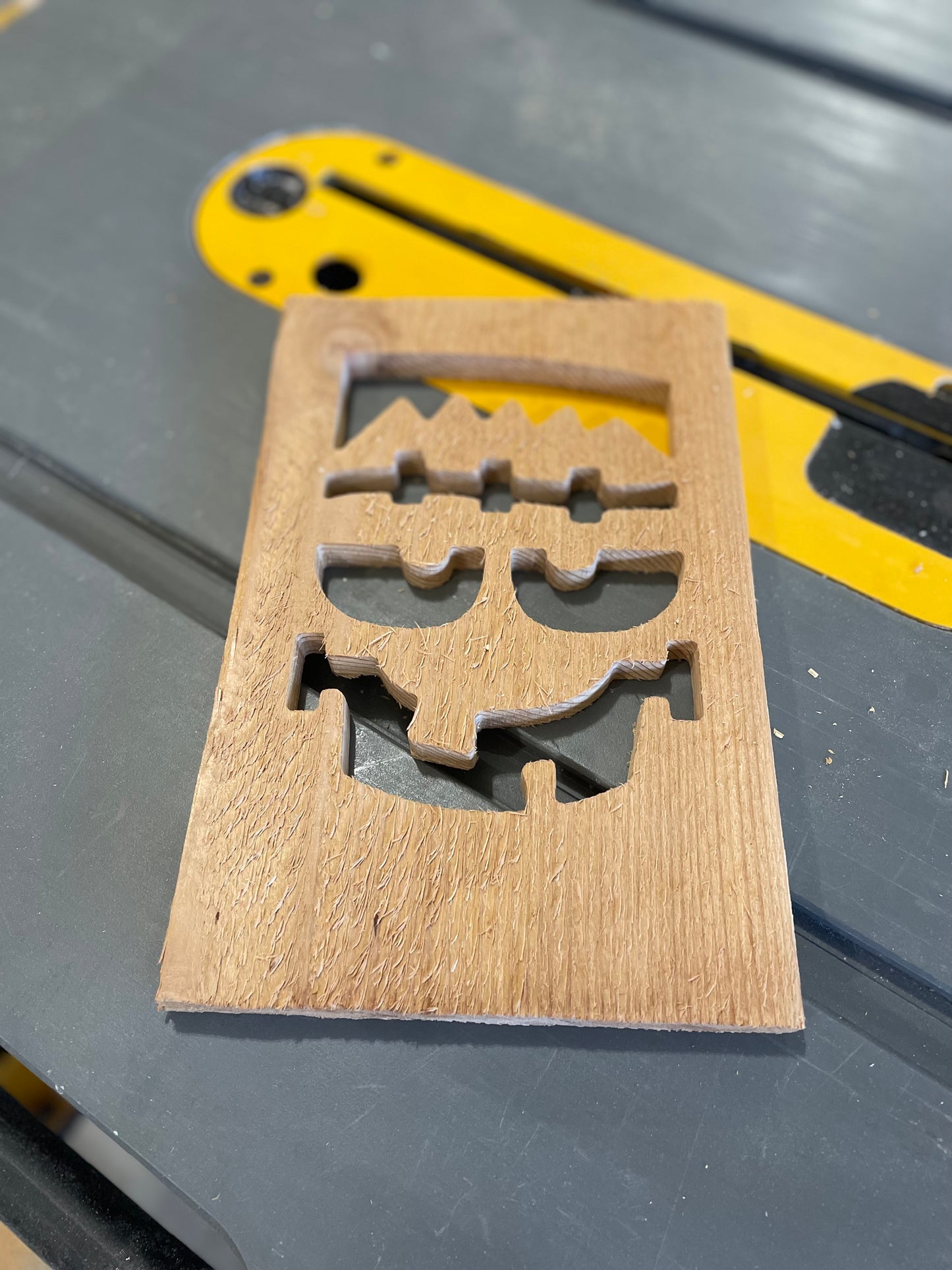 Frankenstein Face - Wooden Monster Face Template (Single Template)