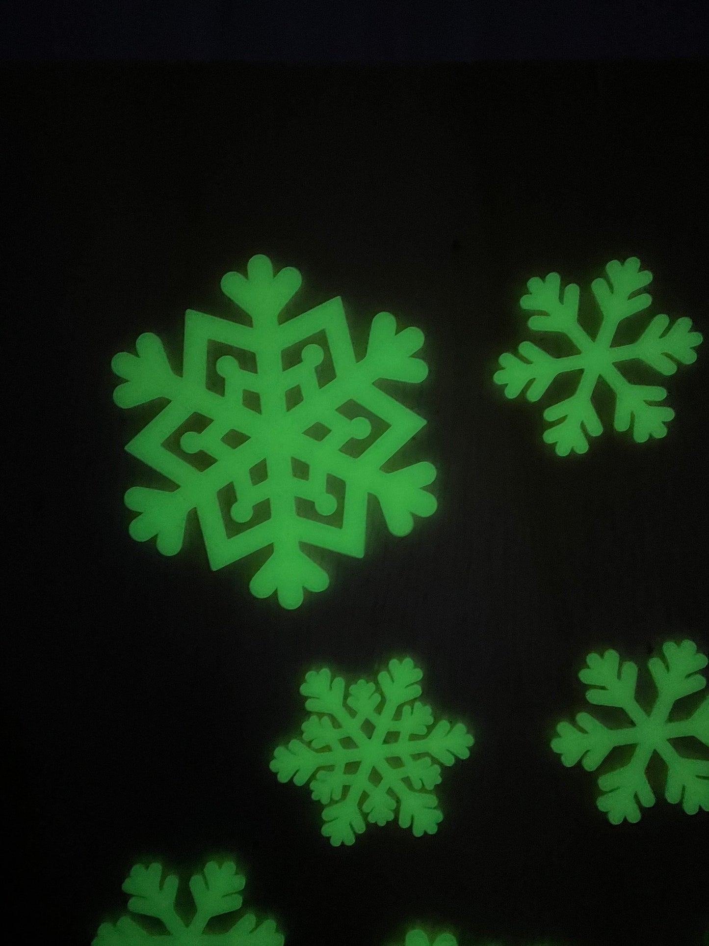 Glow In the Dark Snowflakes