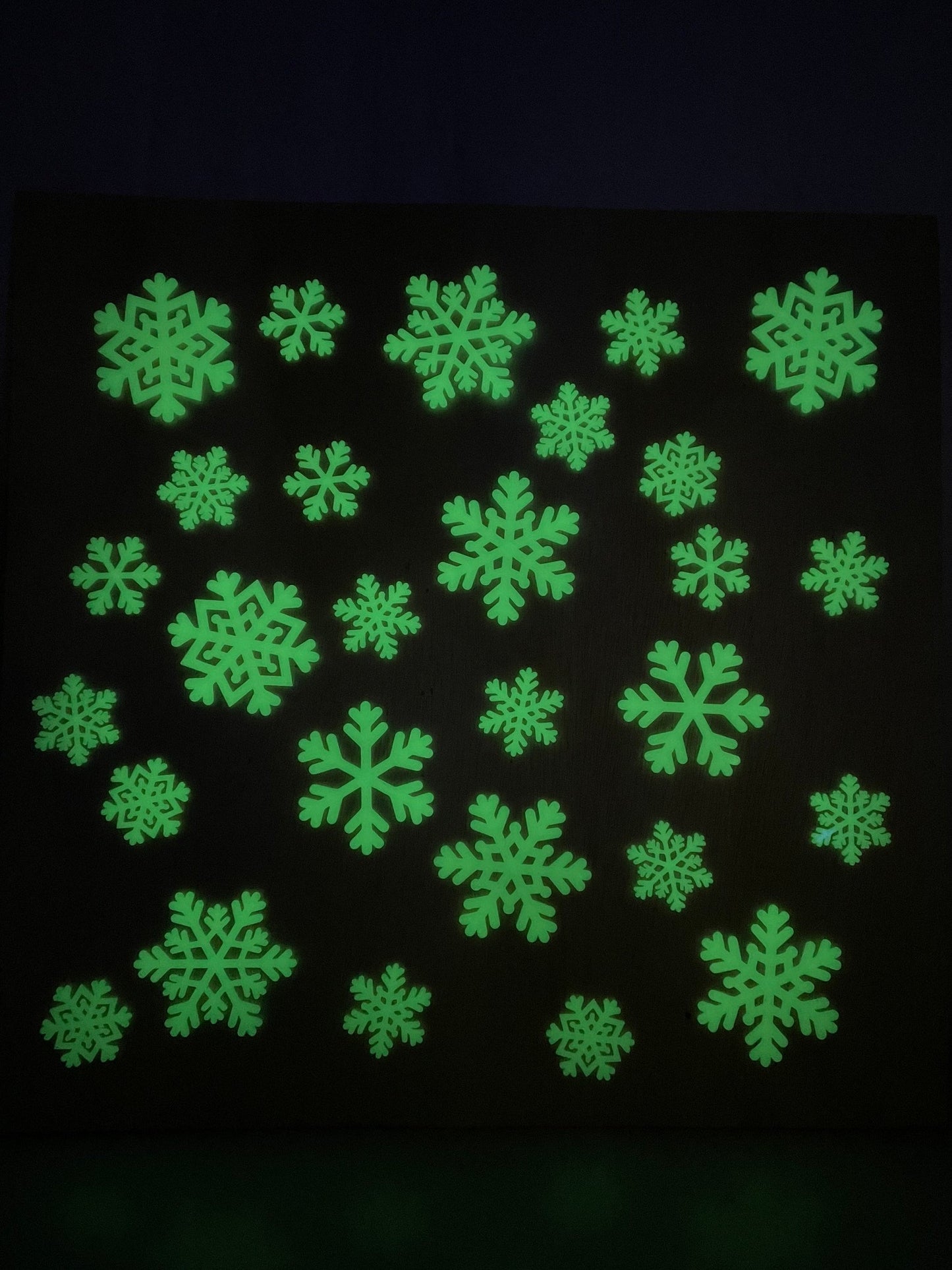 Glow In the Dark Snowflakes