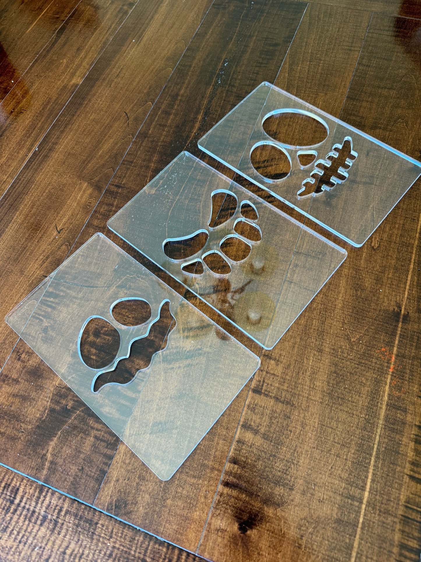 Ghoul Jack-O-Lantern Face Set Templates (3 Pack)