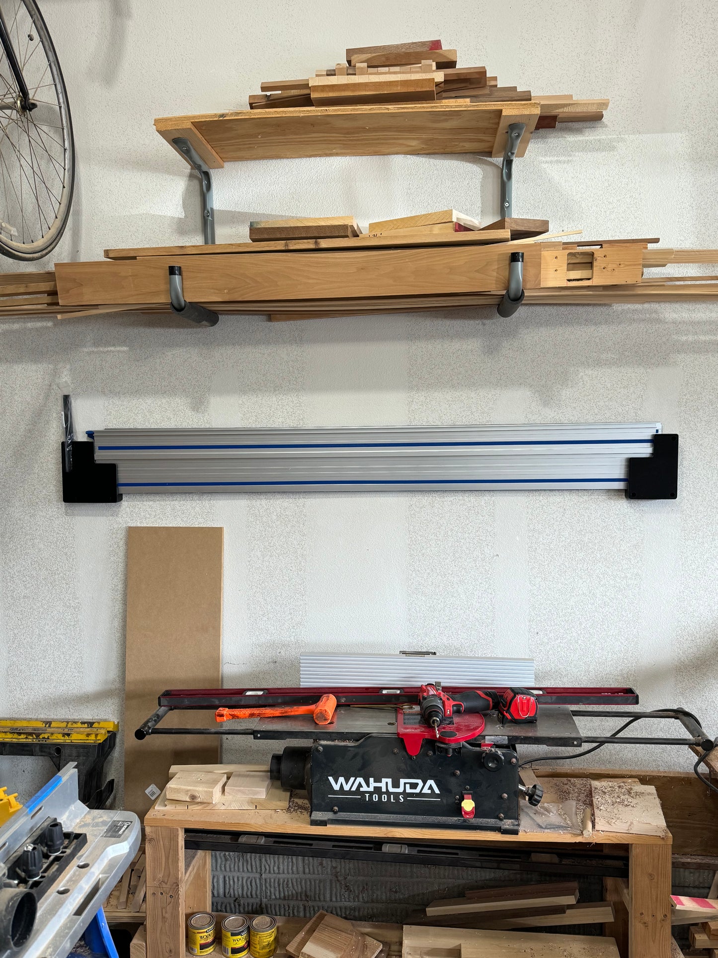 Plunge Saw Track Wall Mount System