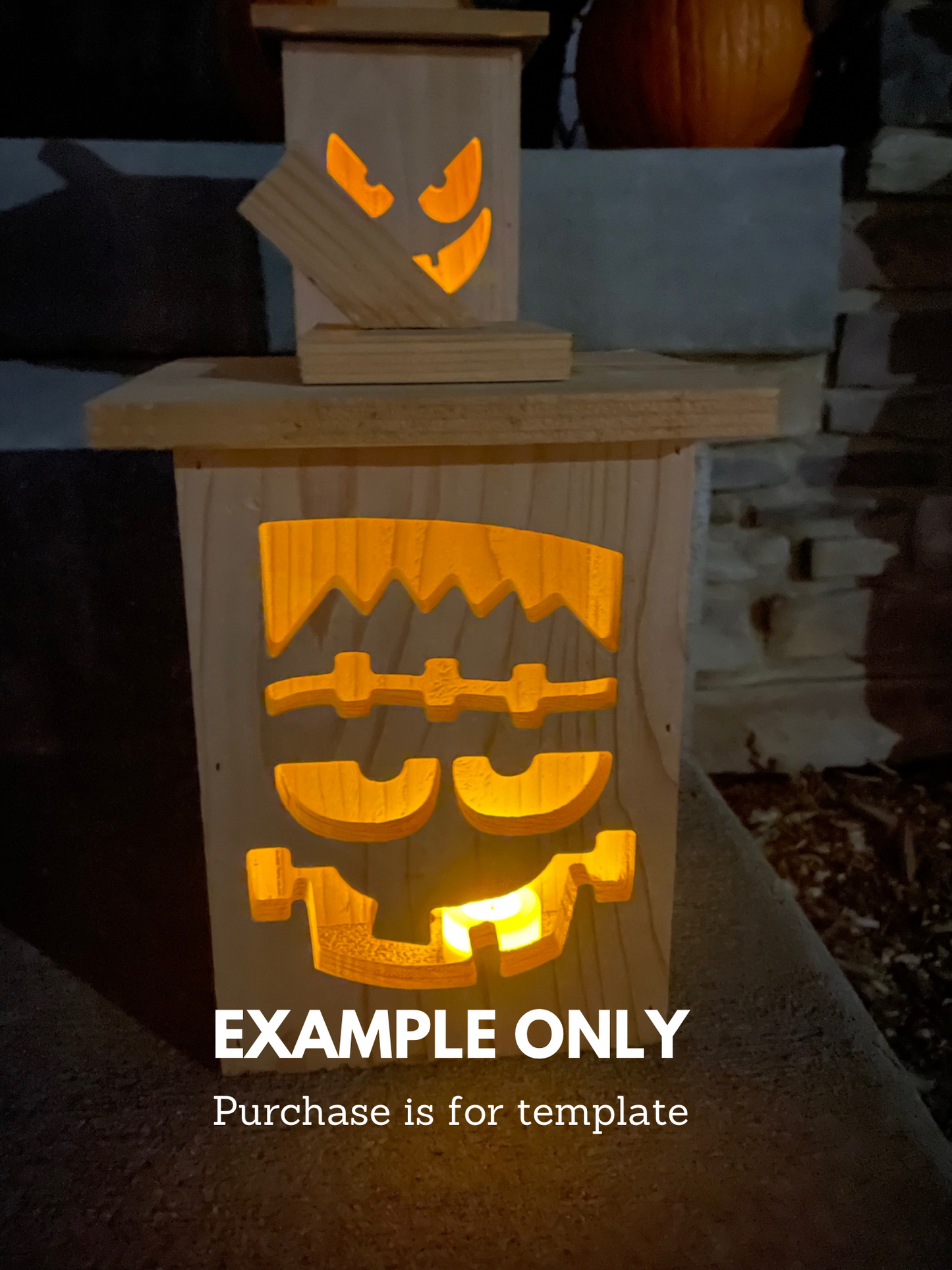 Jack-O-Lantern Monster Set Templates (3 Pack)