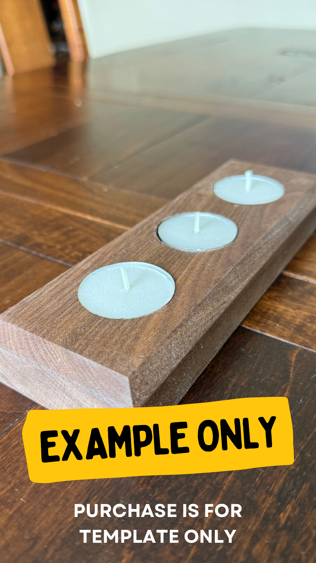 Tea Candle Holder Template