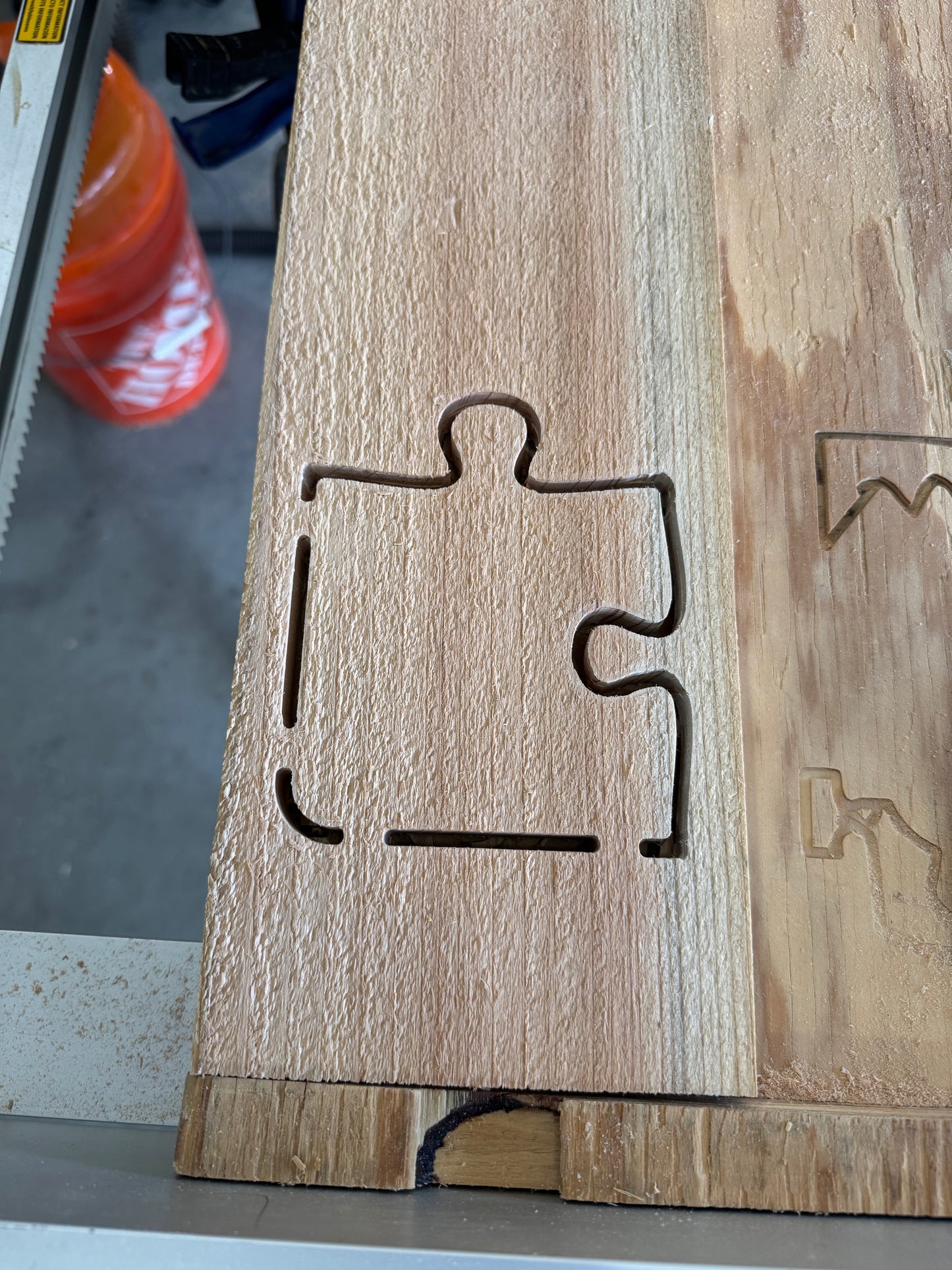 Puzzle Coaster Acrylic Router Template