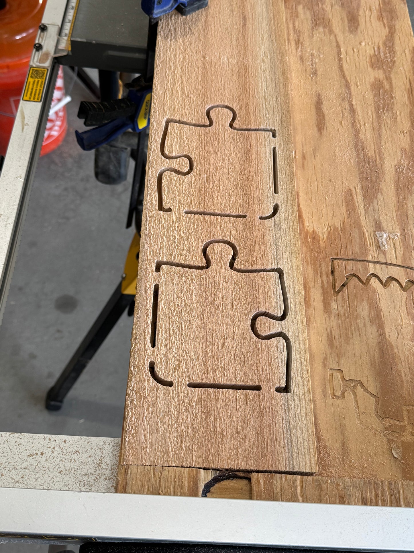 Puzzle Coaster Acrylic Router Template