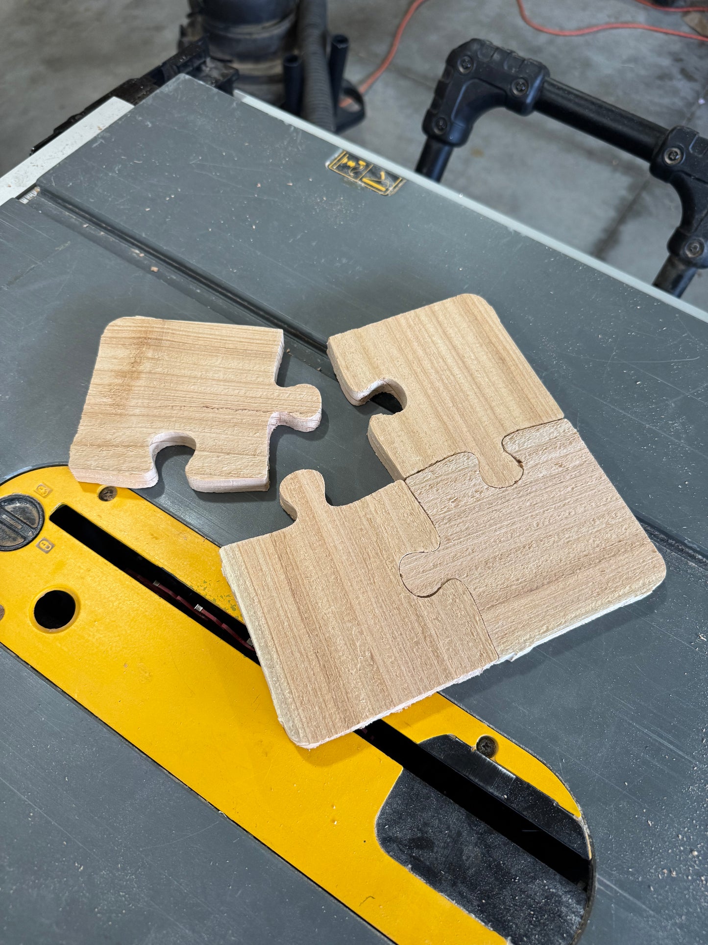 Puzzle Coaster Acrylic Router Template