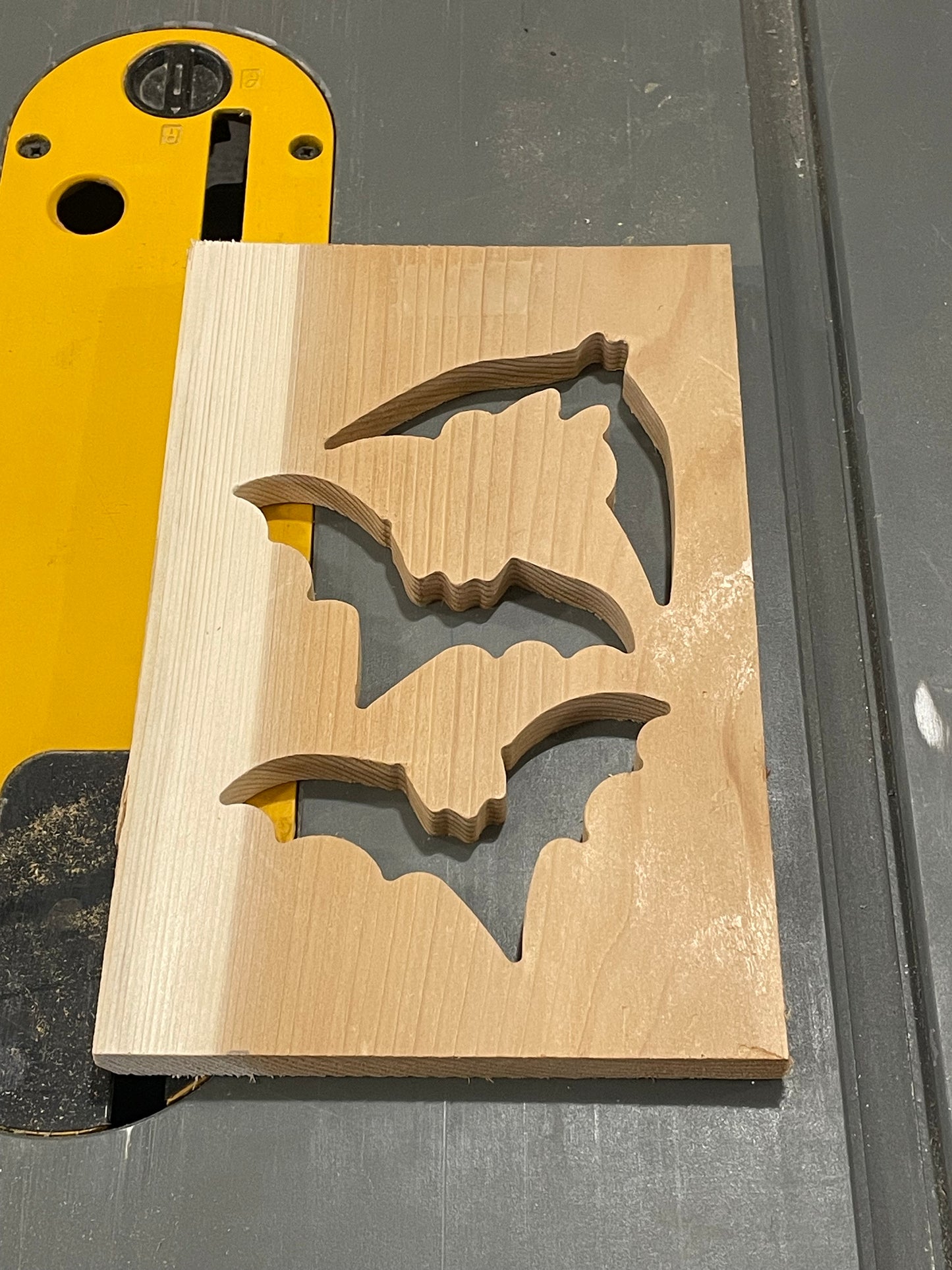 Bats - Wooden Monster Face Template (Single Template)