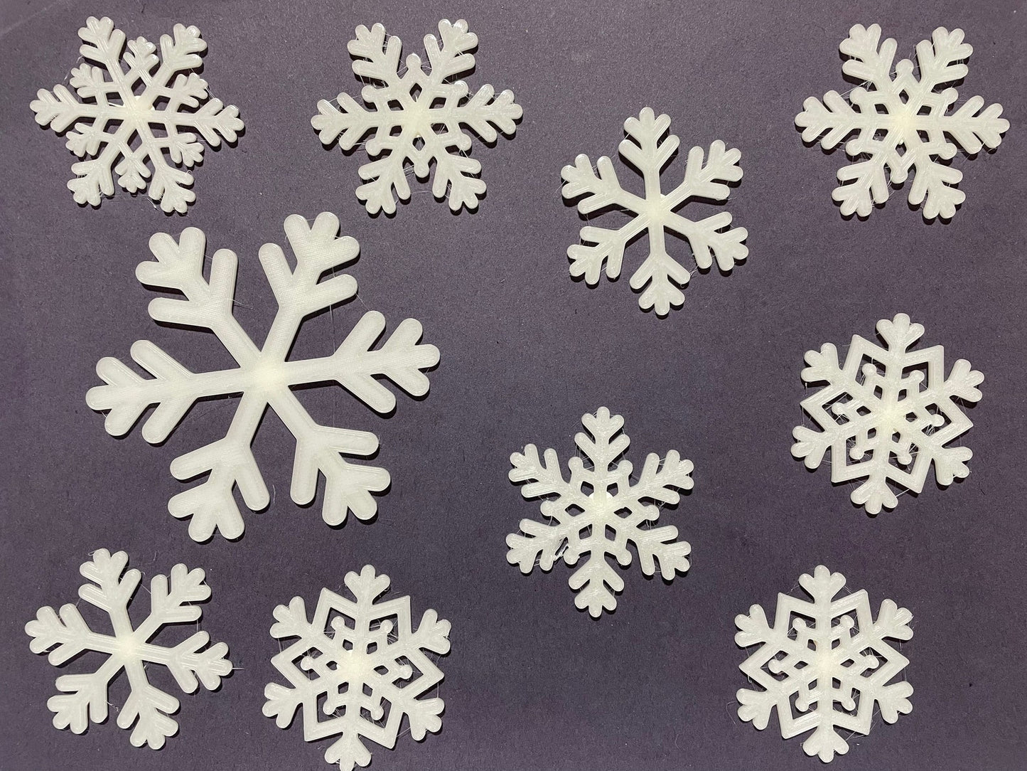 Glow In the Dark Snowflakes